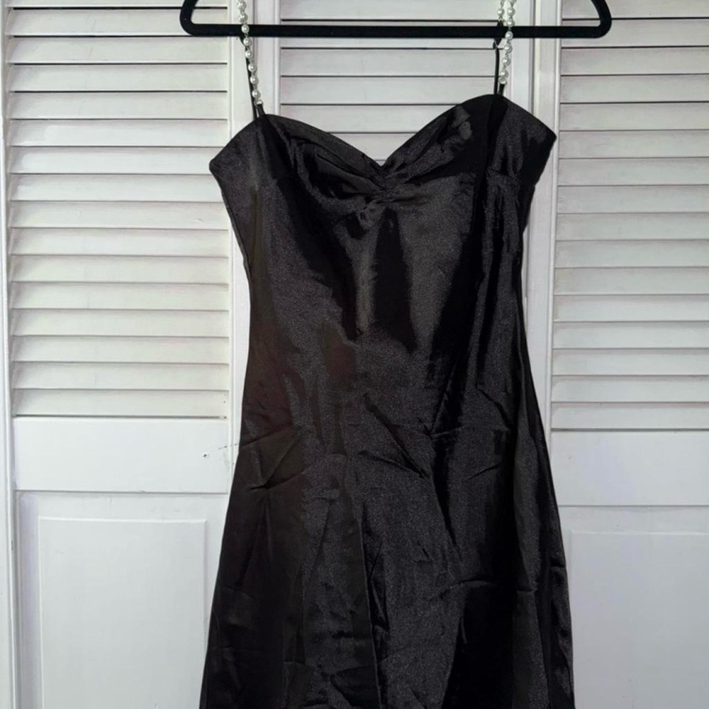 Lucy in the Sky Black Strapless Dress